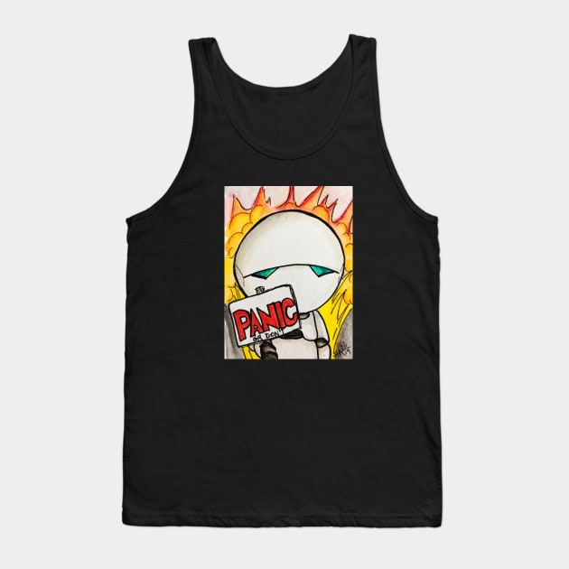 Panic Tank Top by AlstonArt